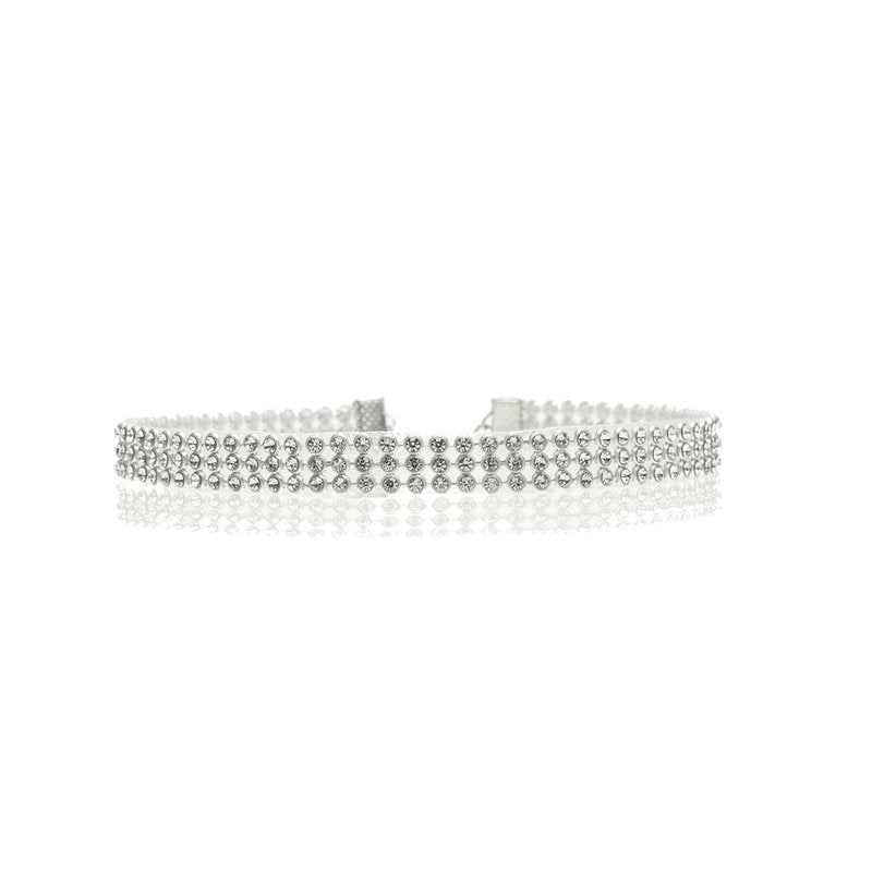 Crystal Rhinestone Choker Necklace for Women
