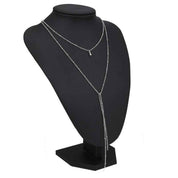 Retro Clavicle Necklace For Women Geometric Layered