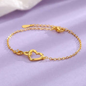 Heart Shaped Bracelet For Girlfriend Valentines Day Gift
