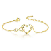 Heart Shaped Bracelet For Girlfriend Valentines Day Gift