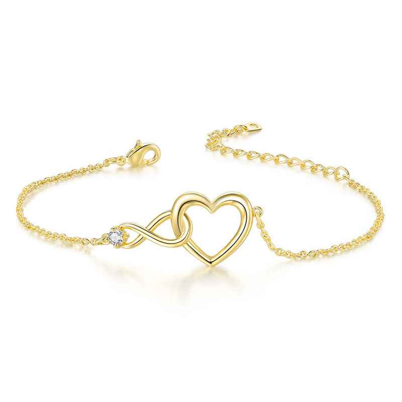 Heart Shaped Bracelet For Girlfriend Valentines Day Gift