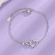 Heart Shaped Bracelet For Girlfriend Valentines Day Gift